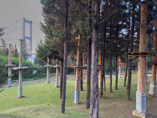 Adventure Park and Bosphorus Bridge – Nature and Urban Contrast in Istanbul