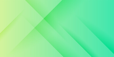 Obraz premium Green vector abstract background with simple geometric shapes