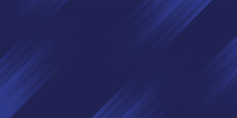 Bright navy blue dynamic abstract vector background with diagonal lines. Trendy classic color of 2020. 3d cover of business presentation banner for sale event