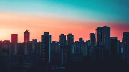 Calm Minimal Big City Scenery