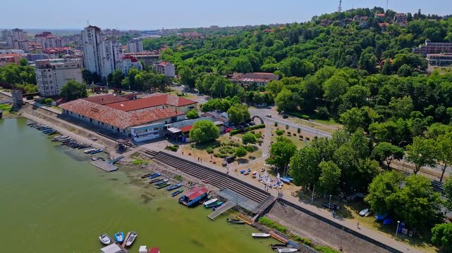 Exploring Smederevo Serbia by the river with beautiful nature and local activities