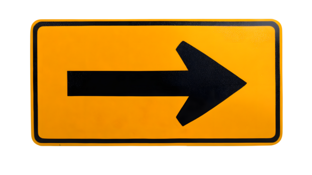 Merge Left sign, isolated on white background 