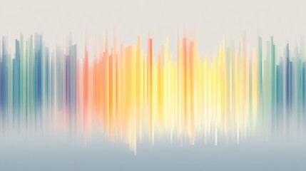 Abstract cityscape, blurred colors