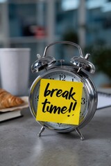 Lunch hour escape: midday relief, break session, eating chance, meal gap, food window, noontime interval, relaxing minute, quiet spell, nourishment point, pause duration, unwinding moment, brief stop
