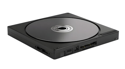 Fototapeta premium Optical Drive (CD/DVD/Blu-ray), isolate on white background 
