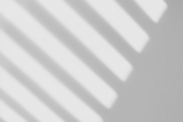 Summer Sunlight and Realistic Window Shadows with Light Blur on White Wall