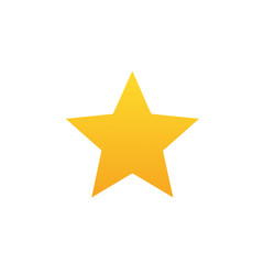 Obraz premium Golden Star Shape with Gradient Design Isolated on Plain Background