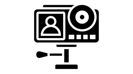 Influencer Recording Vlog Illustration - Transparent PNG