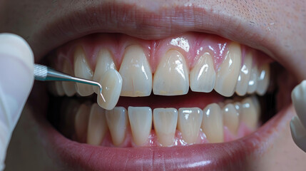 Dental Model with Tools for Oral Examination