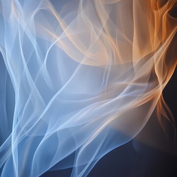 Abstract & Symbolic Ethereal Veil A translucent veil of light and mist soft and evocative of hidden truths