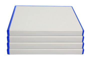 CD or DVD Blu-ray Case case mockup on transparent background png