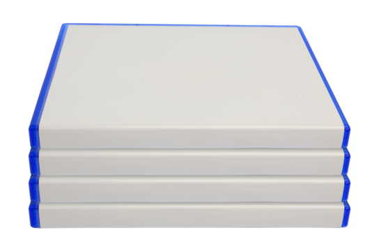 CD or DVD Blu-ray Case case mockup on transparent background png