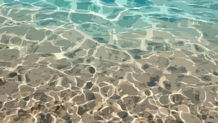 Fototapeta premium Shallow water