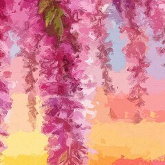 Various oil paintings, flowers, roses, peonies, forest scenery, lakes, ducks, chrysanthemums, mountains and waters