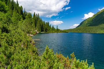 Morskie Oko, the largest lake in the Tatra Mountains in Zakopane, Poland © momo11353