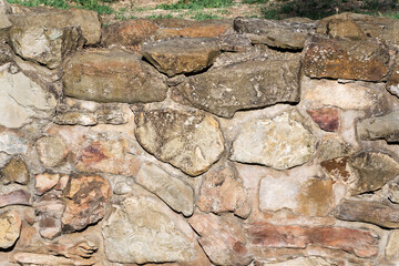 Backgrounds of the old stone wall.