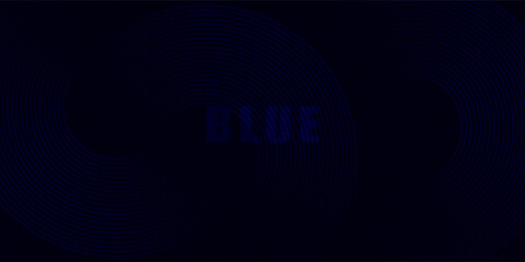 Abstract blue glowing geometric lines modern shiny blue circle lines pattern. Suit for cover,  banner, brochure