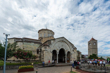 Trabzon Hagia Sophia mosque was built as a church in the Middle Ages. It was previously used as the Hagia Sophia church, and was later converted into a mosque. 