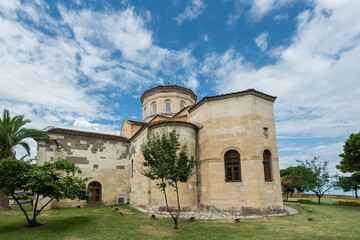 Trabzon Hagia Sophia mosque was built as a church in the Middle Ages. It was previously used as the Hagia Sophia church, and was later converted into a mosque. 
