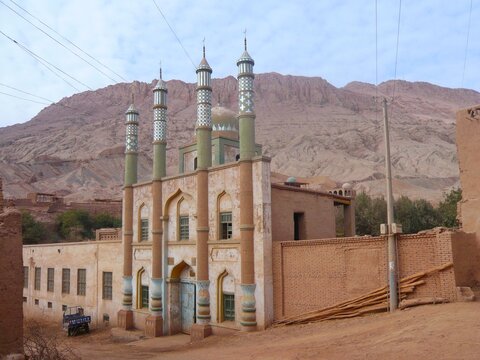 Tuyoq (Tuyugou) Mosque, Tuyoq village near Turpan, Xinjiang, China