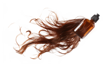 Hair Tonic for Hair Health and Growth - Isolated on White Background