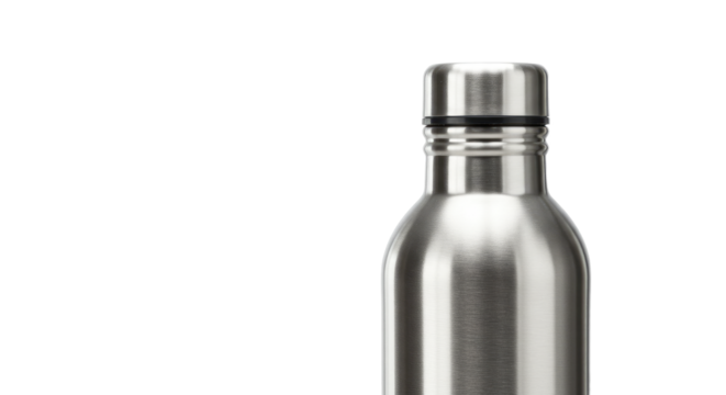 Stainless Steel Water Bottle Isolated 27.
