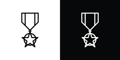 Condecoration icon in vector. Logotype