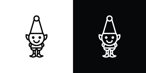 Elf icon in vector. Logotype