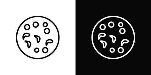 Leukemia icon in vector. Logotype