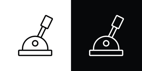 Lever icon in vector. Logotype