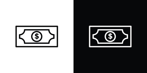 Money icon in vector. Logotype
