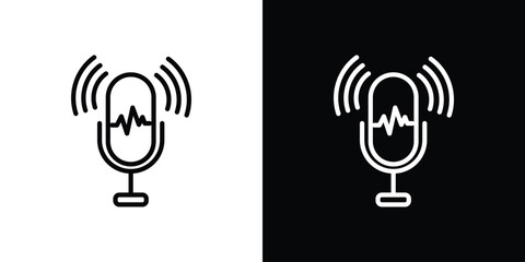 Voice recognition icon