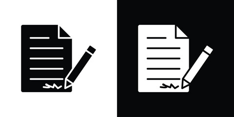 Agreement icon symbol. Vector icon in trendy flat design