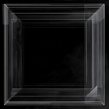 of precise linear patterns and intersecting lines bordered by a geometric frame minimalist and balanced