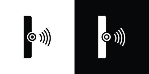 Infrared icon symbol. Vector icon in trendy flat design