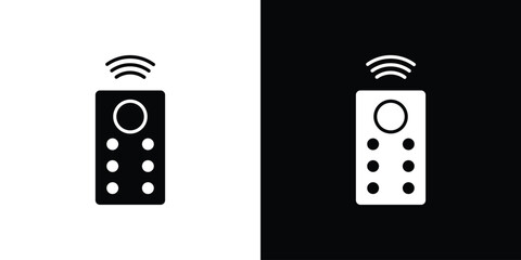 Remote control icon symbol. Vector icon in trendy flat design