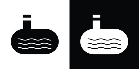 Obraz premium Sewerage tank icon