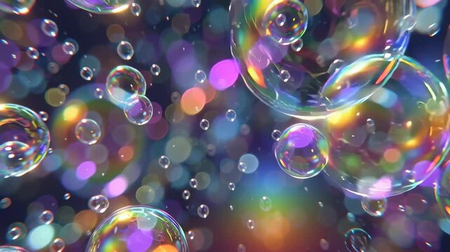 soap bubbles background