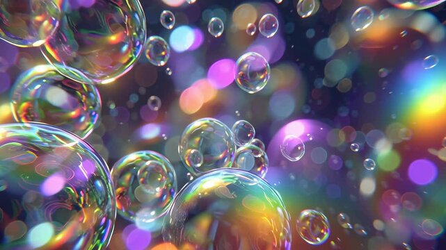 soap bubbles background