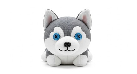 Naklejka premium Pelúcias fofas de animais e personagens em estilo infantil, gerado por IA | Cute plush toys of animals and characters in childlike style, AI generated