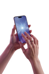 hand, phone, mobile, business, smartphone, screen, telephone, communication, technology, holding, blank, hold, display, cellphone, woman, smart, touch, wireless, cell, call, message, internet, digital