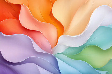 Colorful abstract waves forming a vibrant, flowing design.