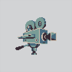 Pixel art illustration Photography Camera. Pixelated Camera Video. Photography video Camera Equipment Icon pixelated for the pixel art game
and icon for website and video game. old school retro.