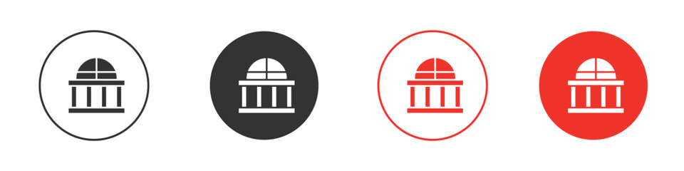 Balcony icon pack. Clipart Vector design