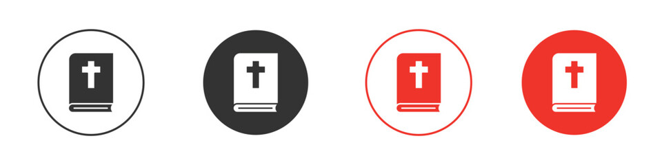Bible icon pack. Clipart Vector design