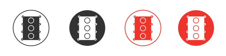 Car gasket icon pack. Clipart Vector design