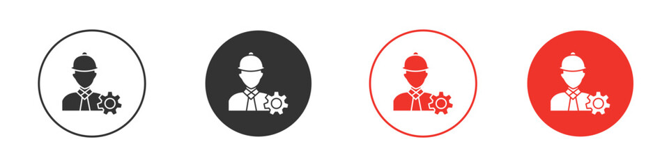 Civil Engineer icon pack. Clipart Vector design