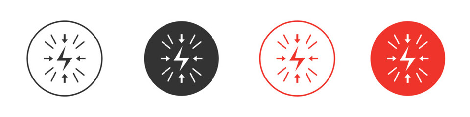 Conflict icon pack. Clipart Vector design