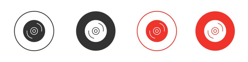 DVD icon pack. Clipart Vector design