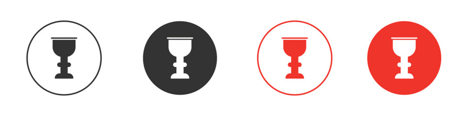Goblet icon pack. Clipart Vector design